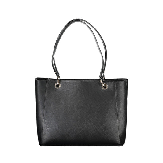 GUESS NOELLE Bag In Black With Signature Triangle Logo
