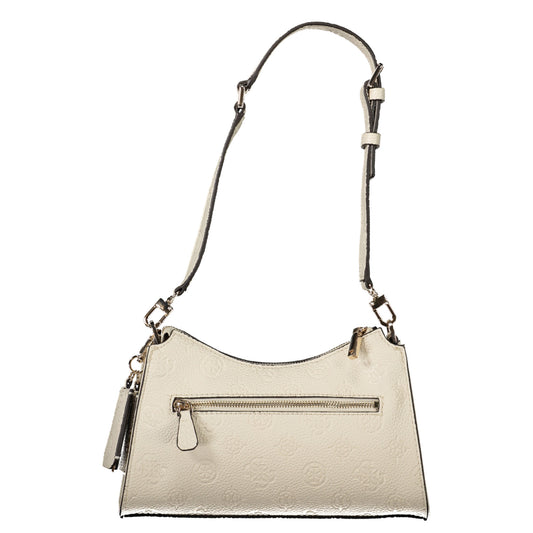 Guess beige vanilla handbag with a long strap