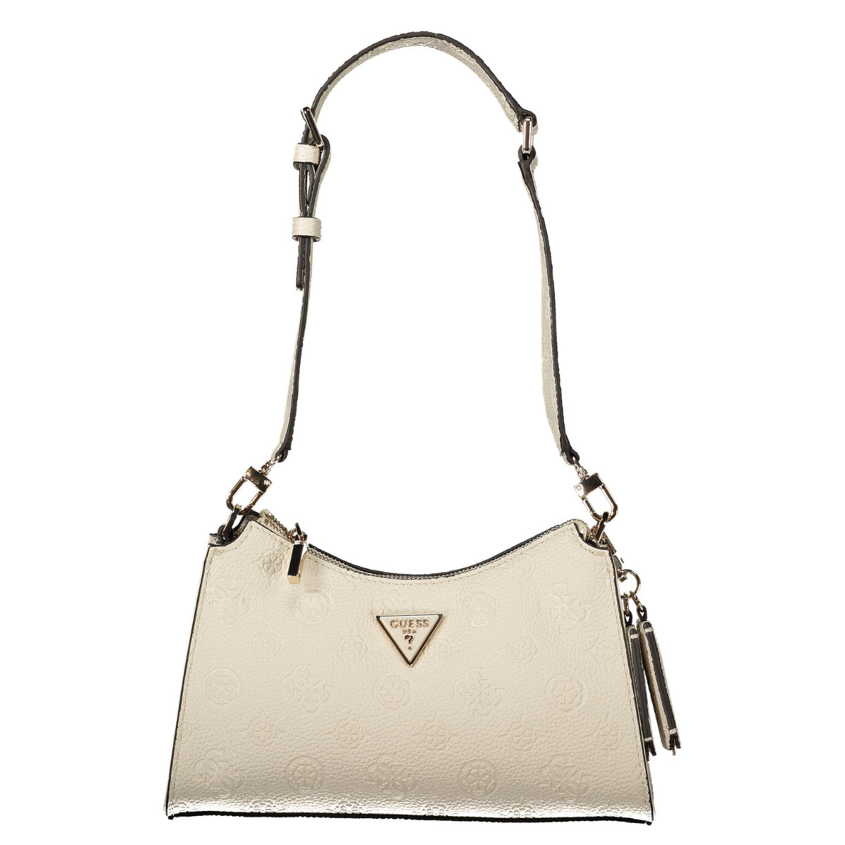 Guess beige vanilla handbag with a long strap