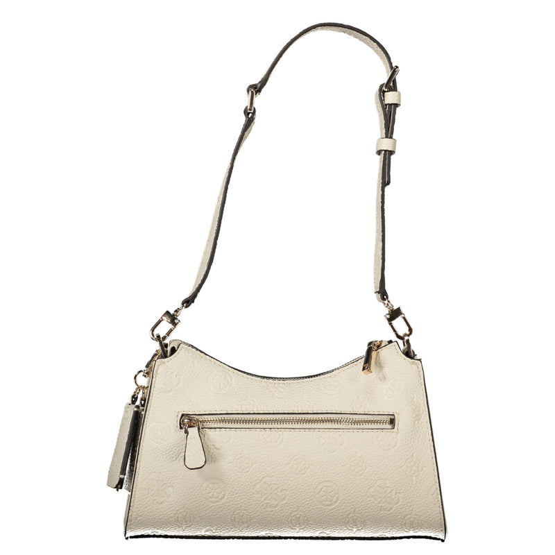 Guess beige vanilla handbag with a long strap
