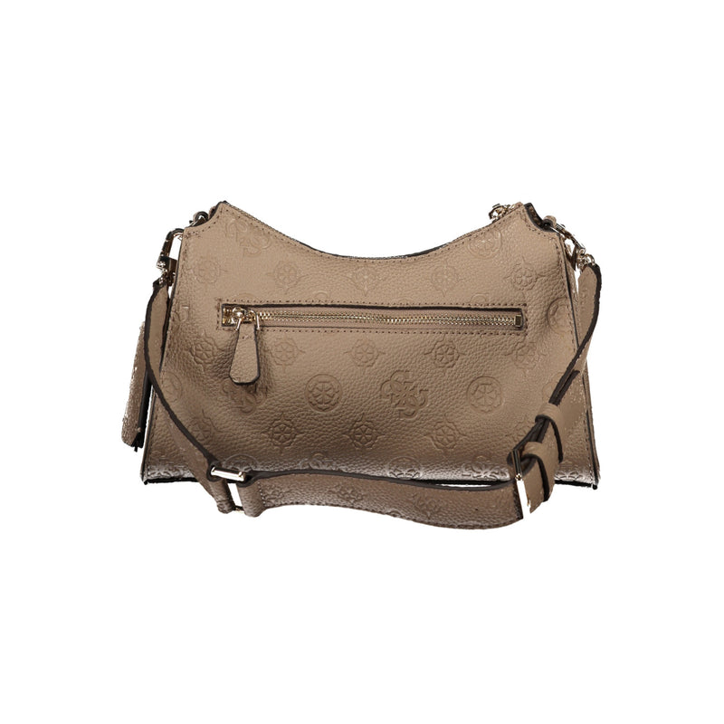 GUESS Small Over The Shoulder Cresidia Bag in Nude