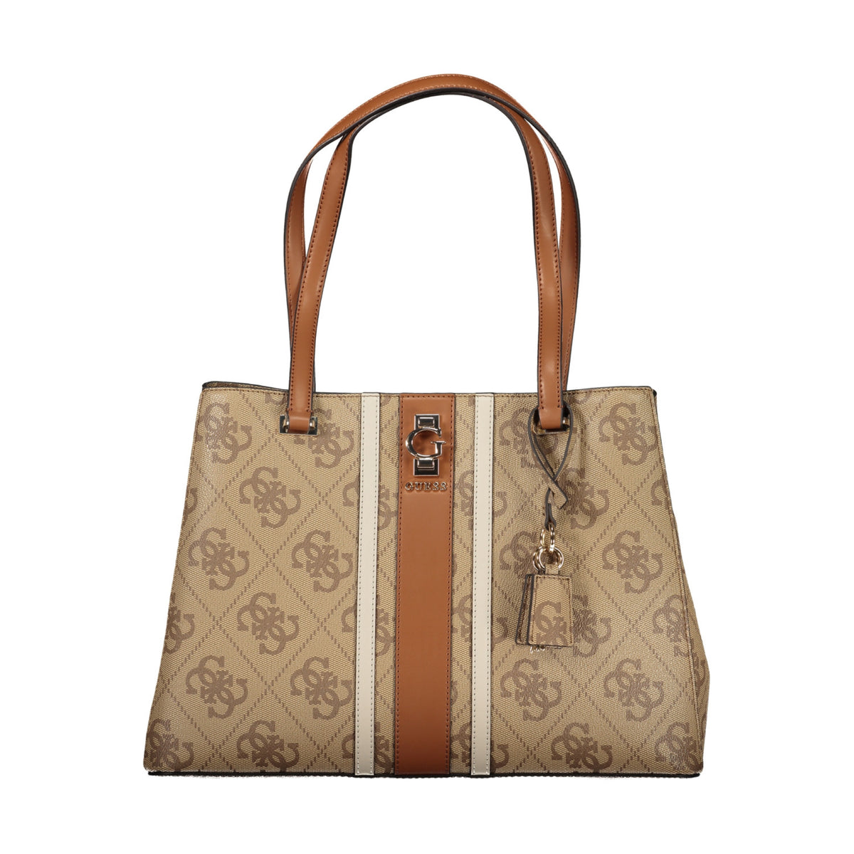 GUESS Erenia Tote Bag Latte Logo